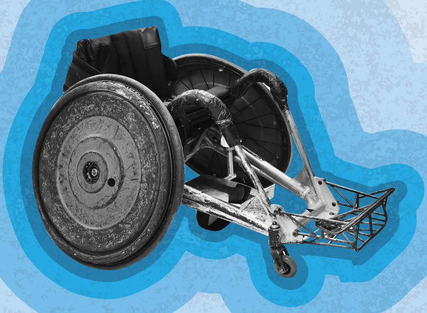 Rugby wheelchair