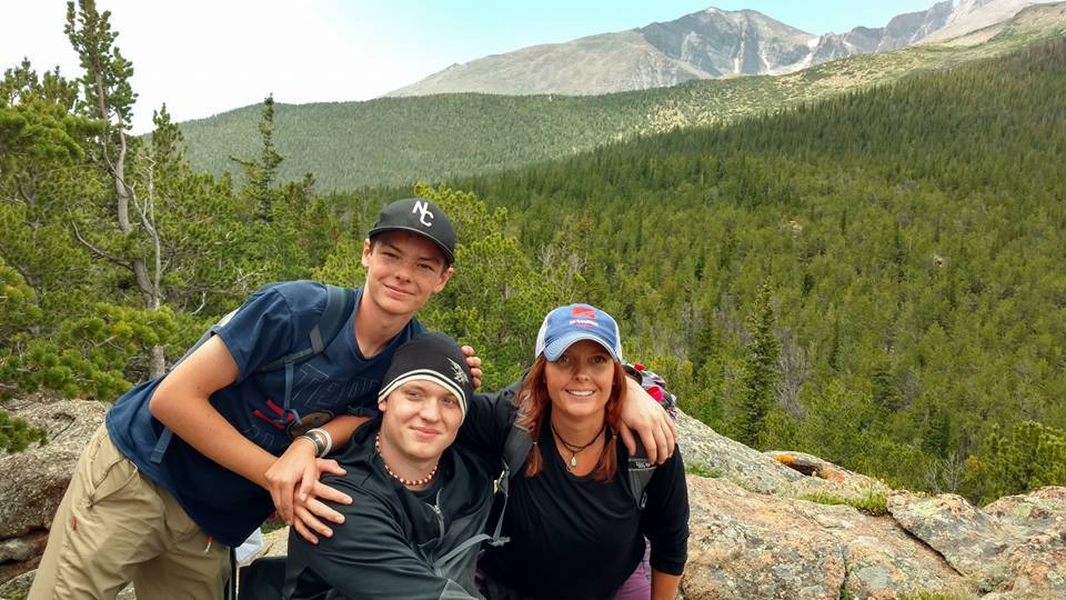 Caregiver Appreciation - Heather with her son hiking