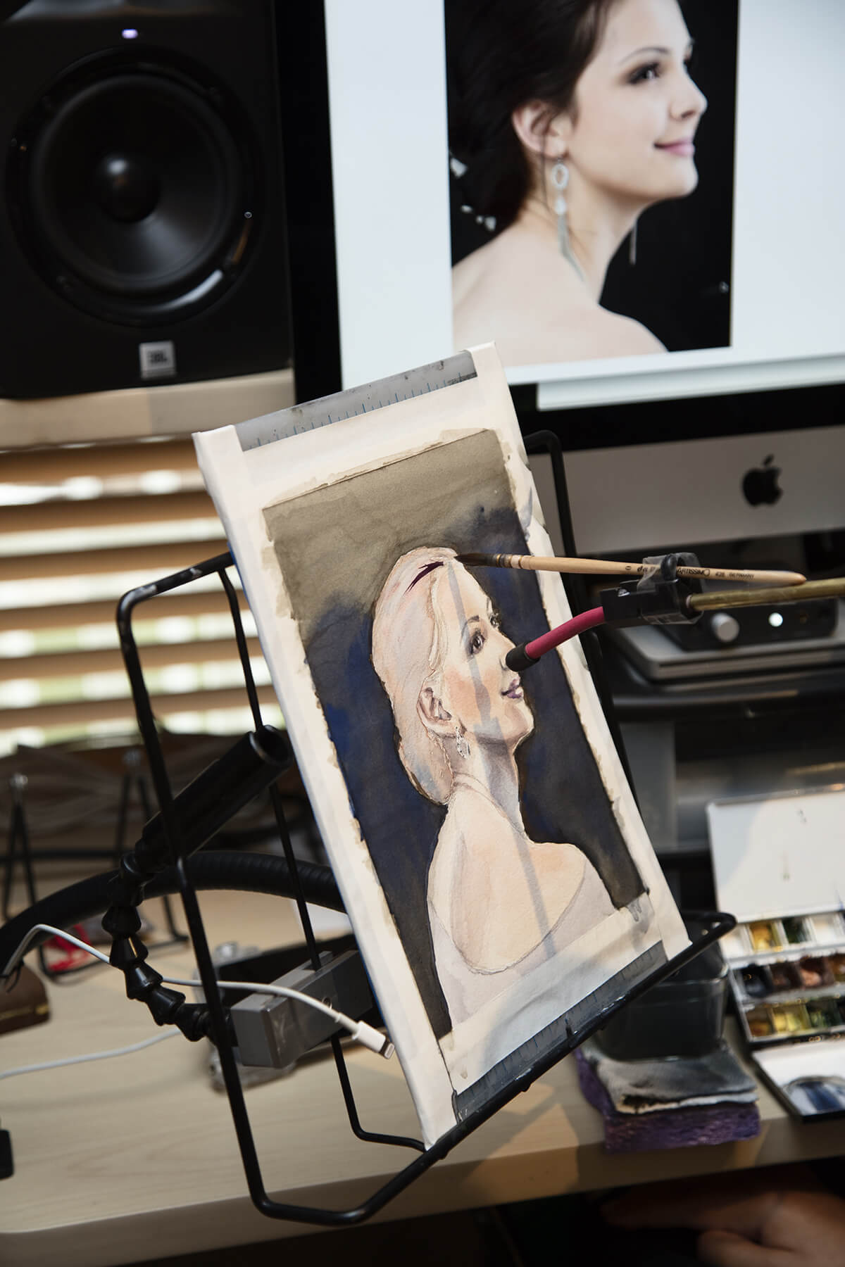 Painting by Brett Colonell, tetraplegic and former Craig Hospital SCI rehabilitation patient Painting by Brett Colonell, tetraplegic and former Craig Hospital SCI rehabilitation patient