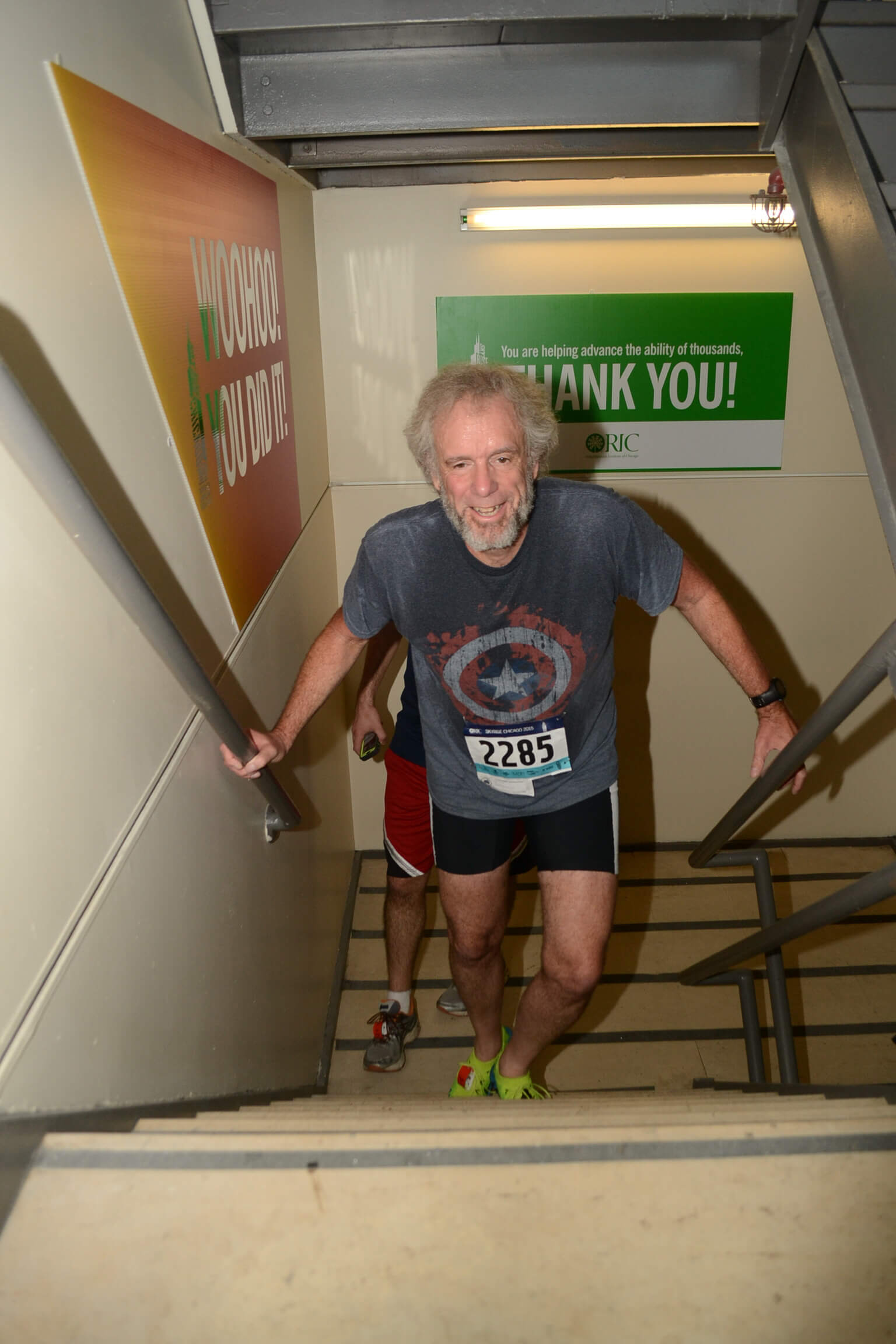 George Watson, former Craig Hospital patient, completes 90-stair climb after completing spinal cord injury rehabilitation George Watson, former Craig Hospital patient, completes 90-stair climb after completing spinal cord injury rehabilitation