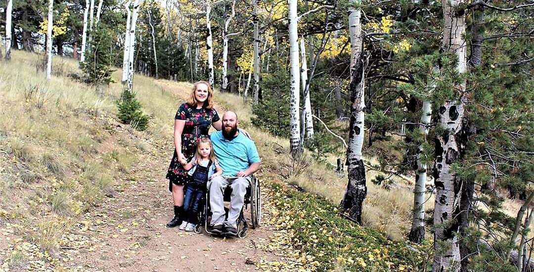 Perrin Nicolson and family in Colorado