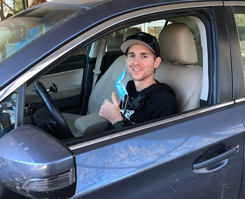 Vinnie Bednar Driving Craig Hospital