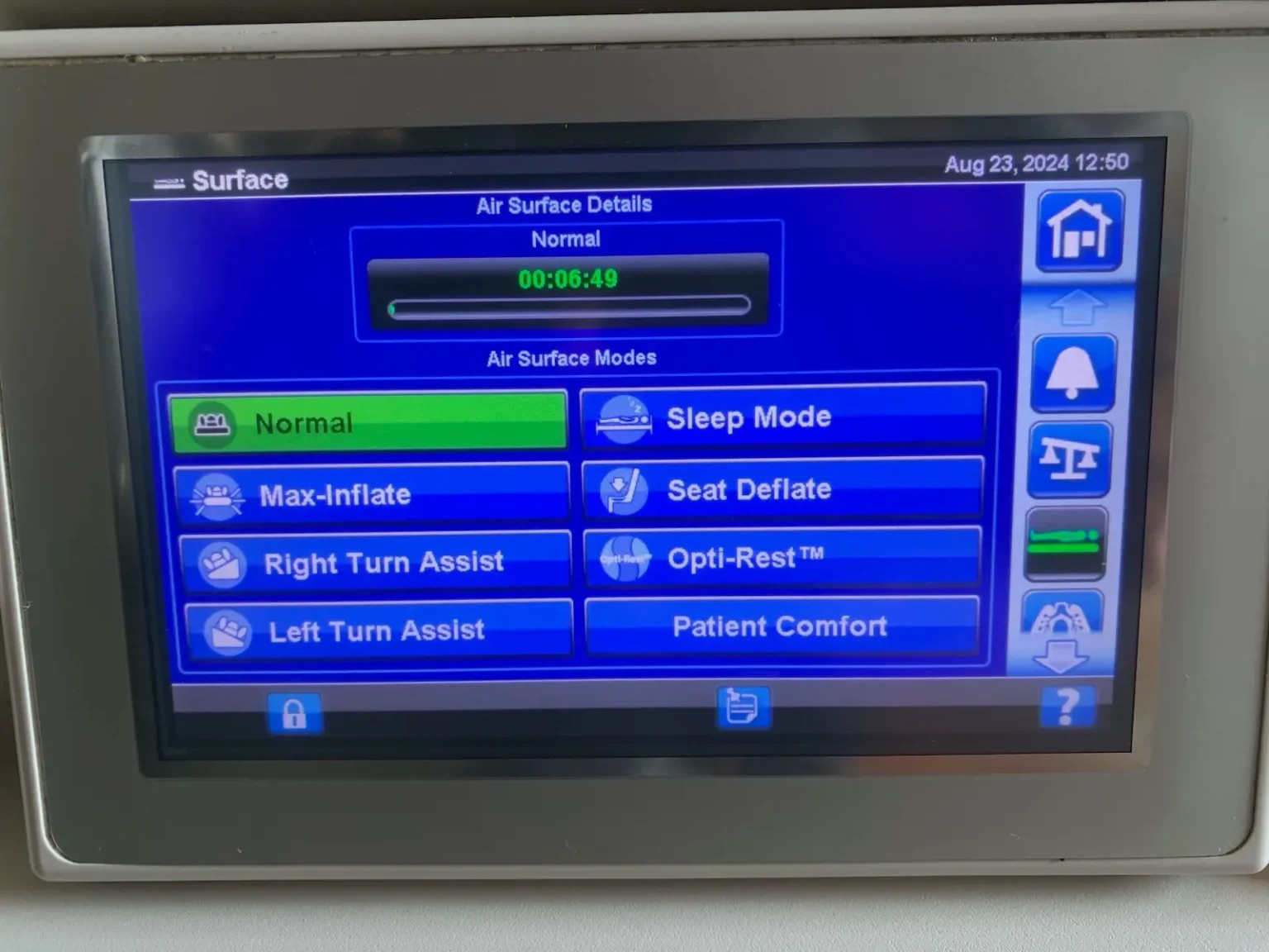 Hill-Rom Progressa P7500 Therapy Rotation P&V Pulmonary ICU Hospital Bed