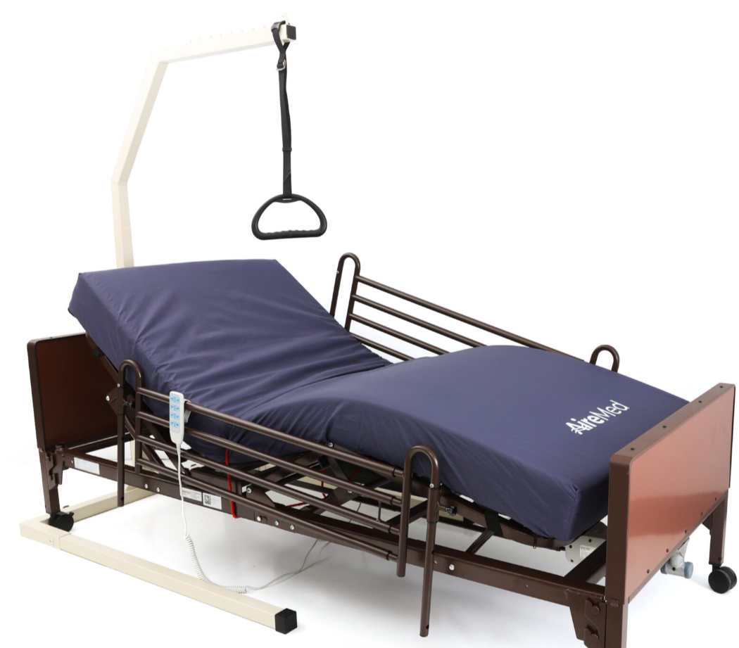 NEW Bariatric Hospital Bed 600lb Capacity - Includes Trapeze &amp; Rails
